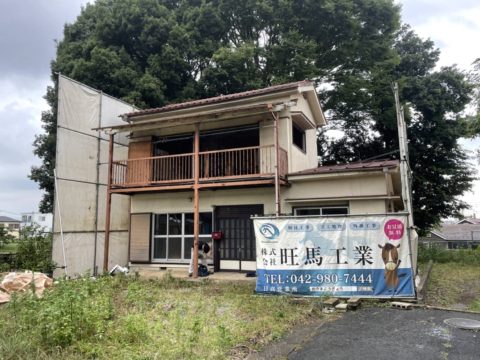 埼玉県狭山市　木造2階建て　解体工事