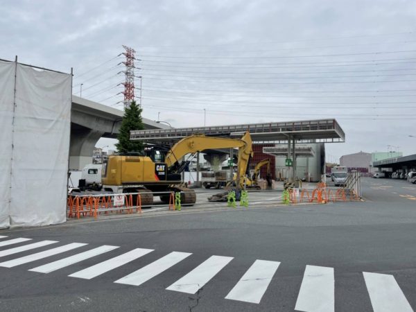 東京都板橋区　ガソリンスタンド　石綿含有建材（アスベスト）除去工事